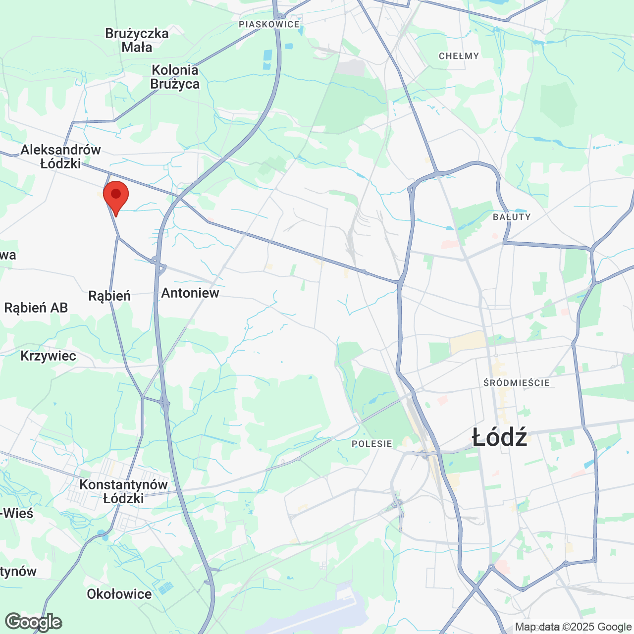 Mapa lokaliacji Villa Romanów