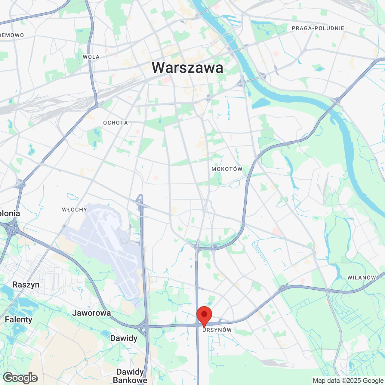 Mapa lokaliacji Kameralny Ursynów