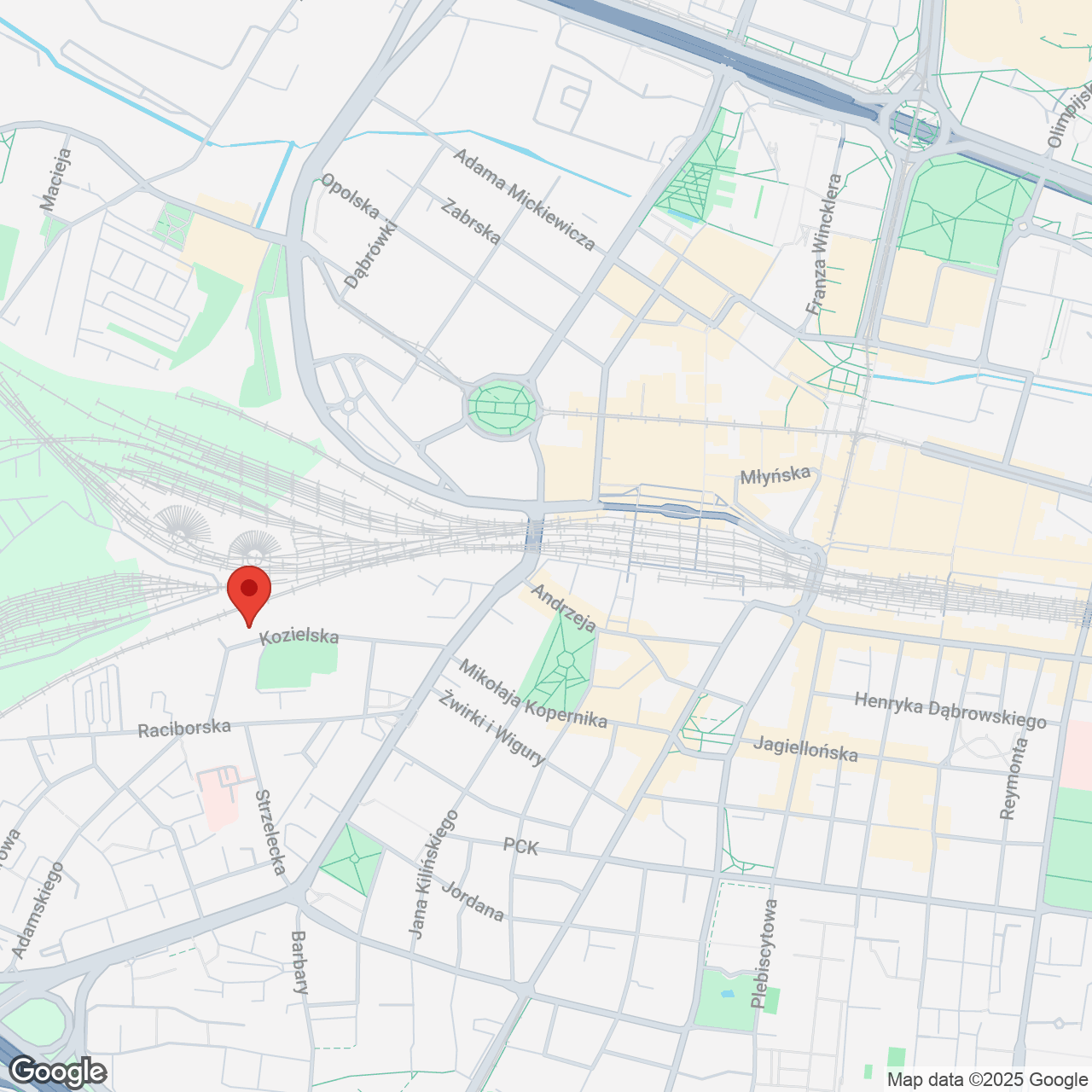 Mapa lokaliacji Vidok