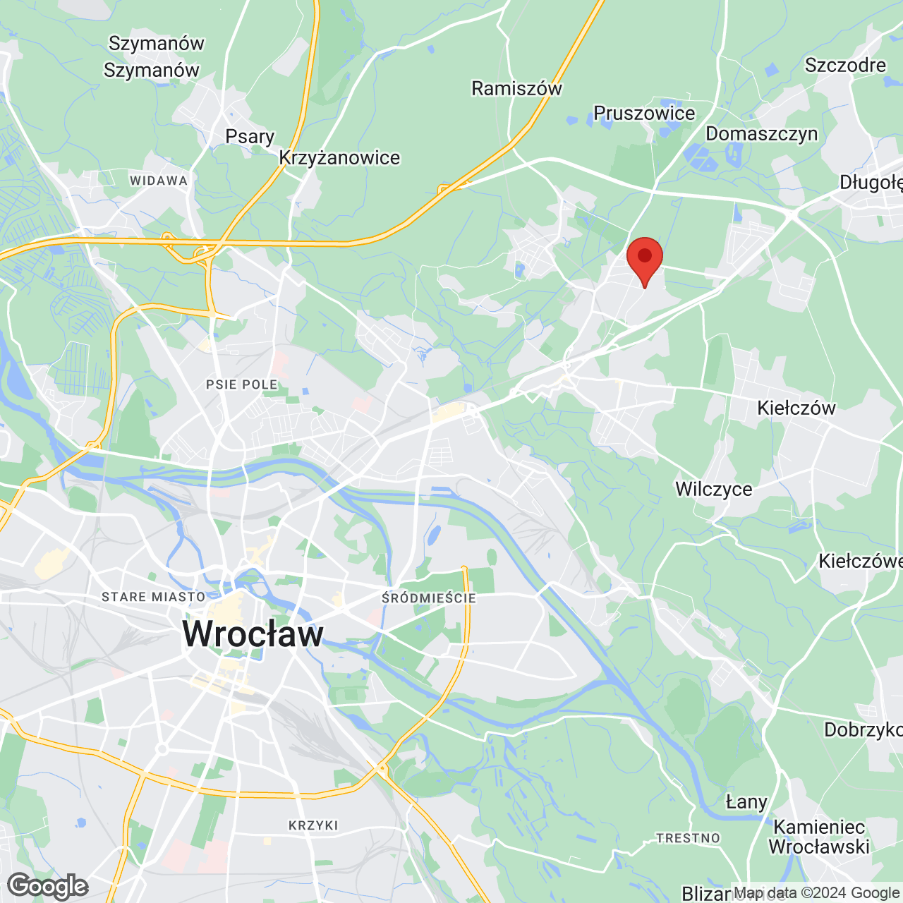 Mapa lokaliacji Osiedle ŁAN