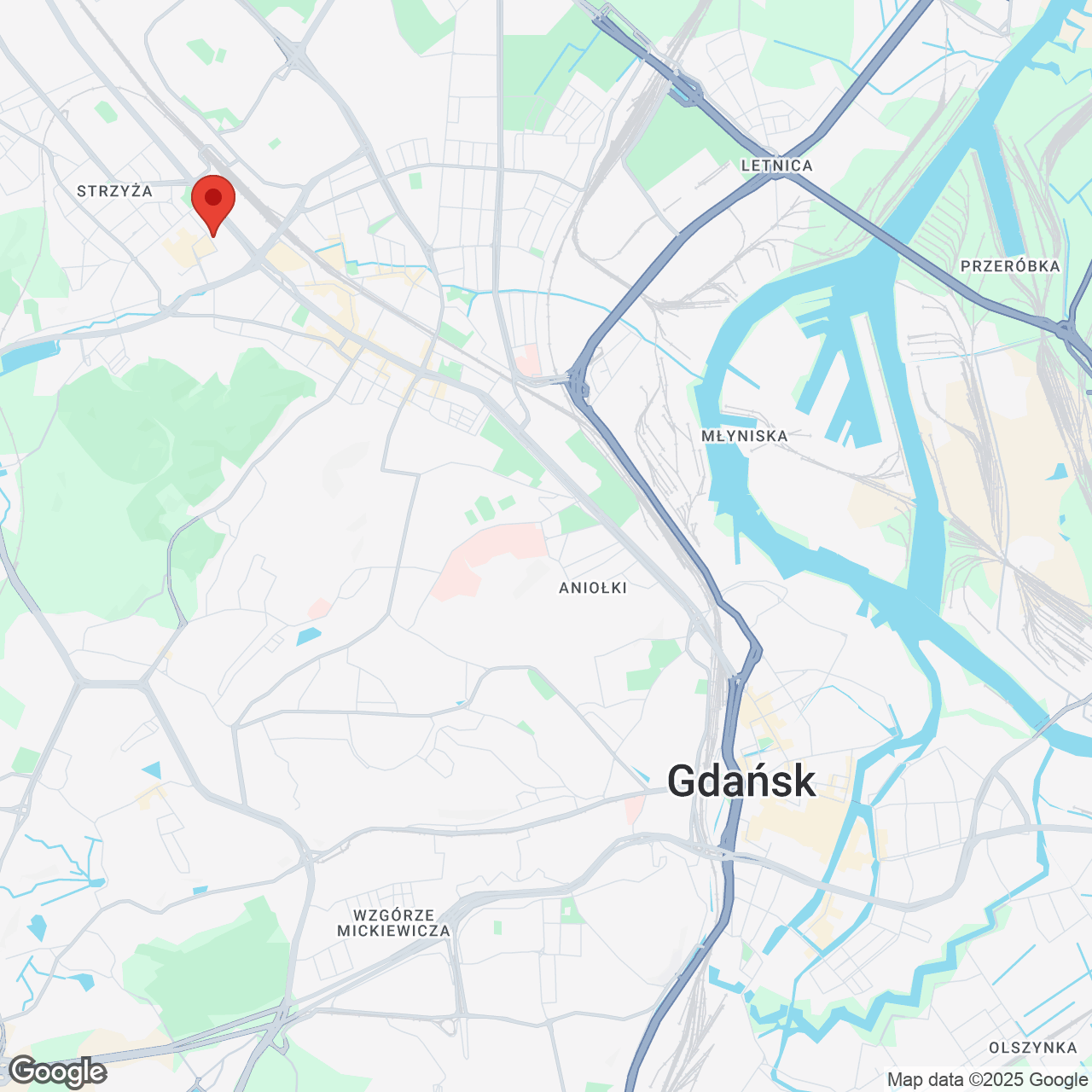 Mapa lokaliacji Wiszące Ogrody