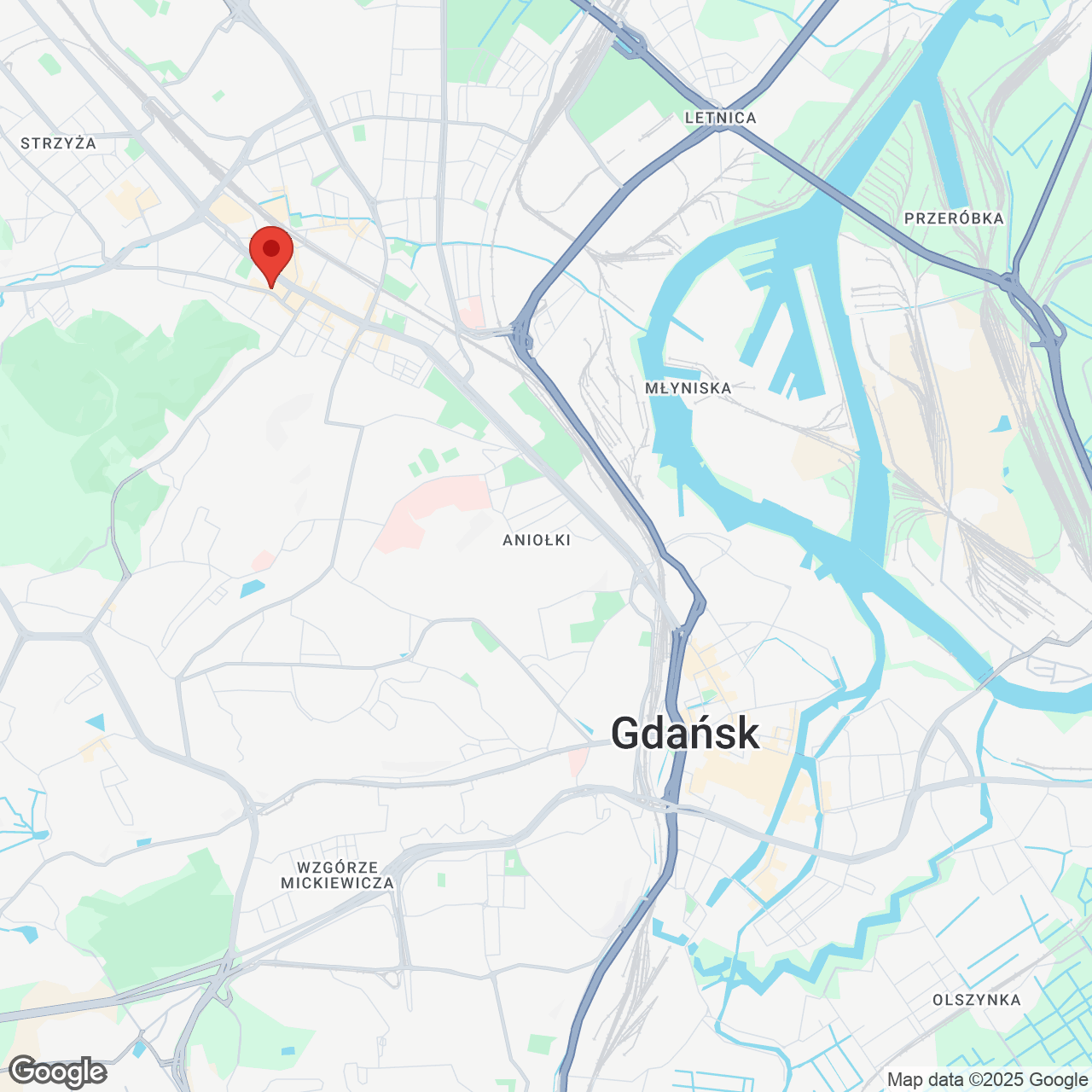 Mapa lokaliacji Osiedle Latarników