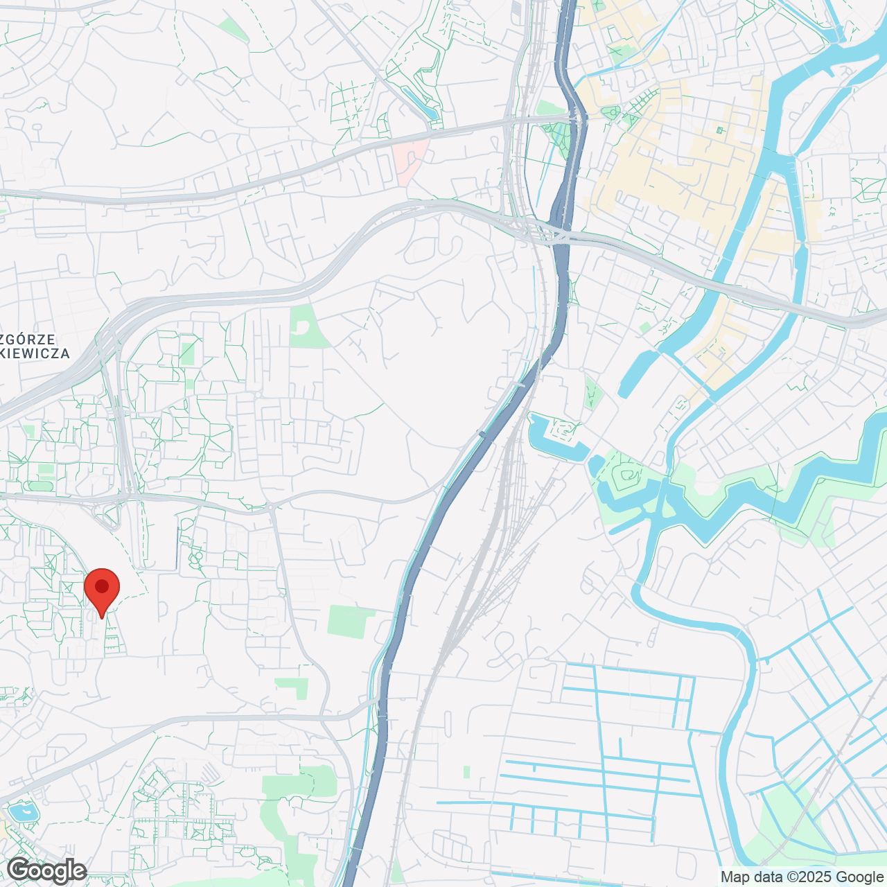 Mapa lokaliacji Parkowa Apartamenty