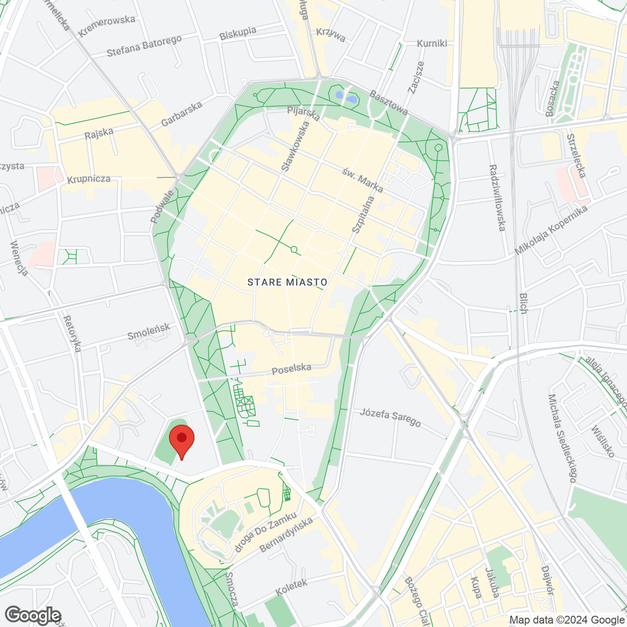 Mapa lokaliacji Lublańska Park