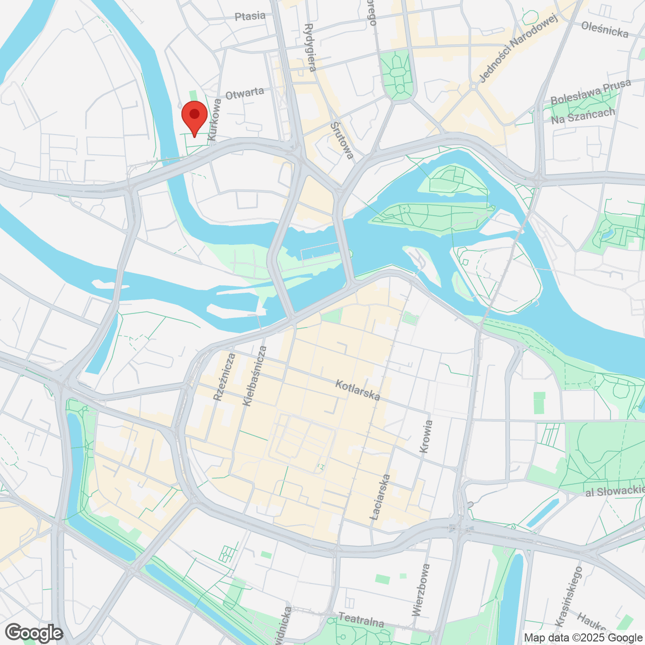 Mapa lokaliacji Rędzińska