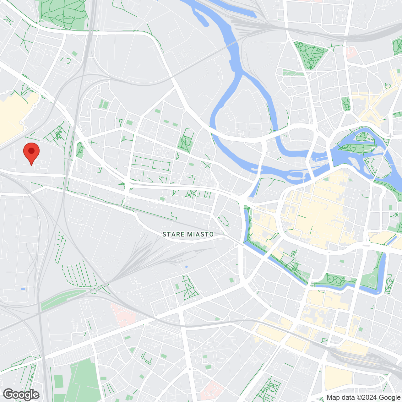 Mapa lokaliacji Żeromskiego 51 - apartamenty inwestycyjne