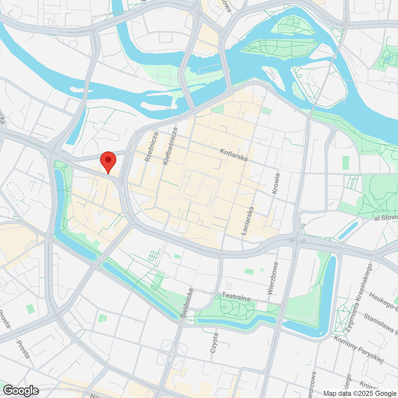 Mapa lokaliacji Sołtysowicka 21C – lokale inwestycyjne