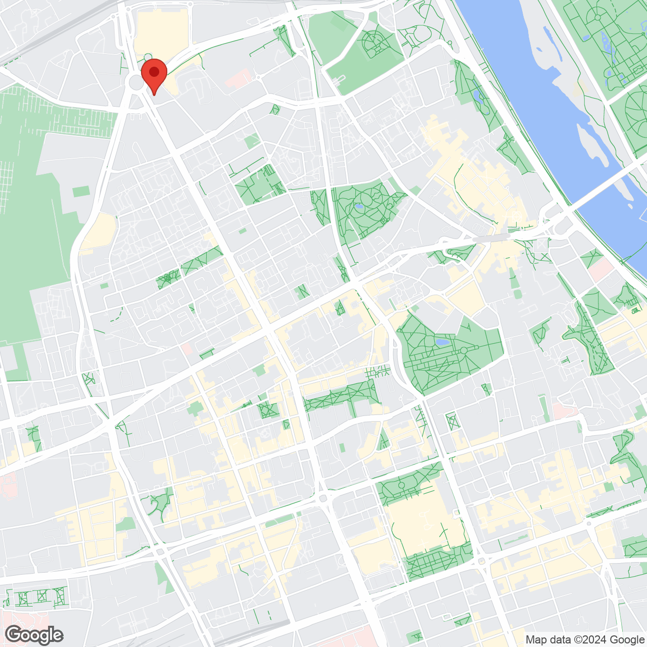 Mapa lokaliacji Srebrzysta Polana