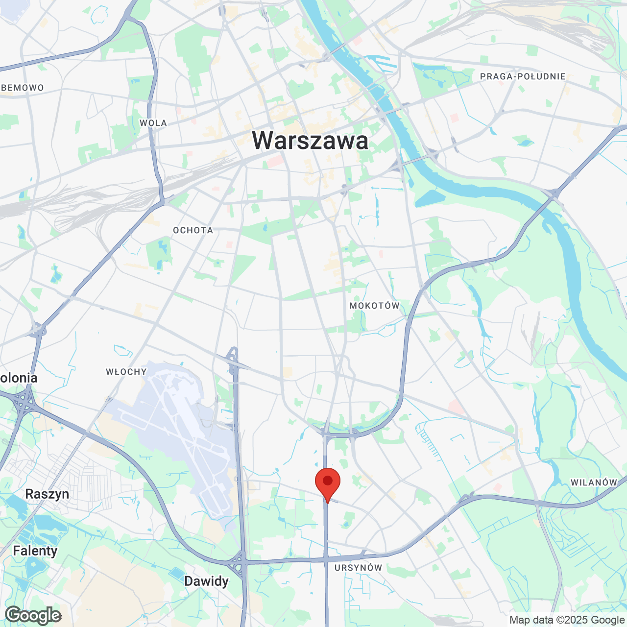 Mapa lokaliacji Bysławska