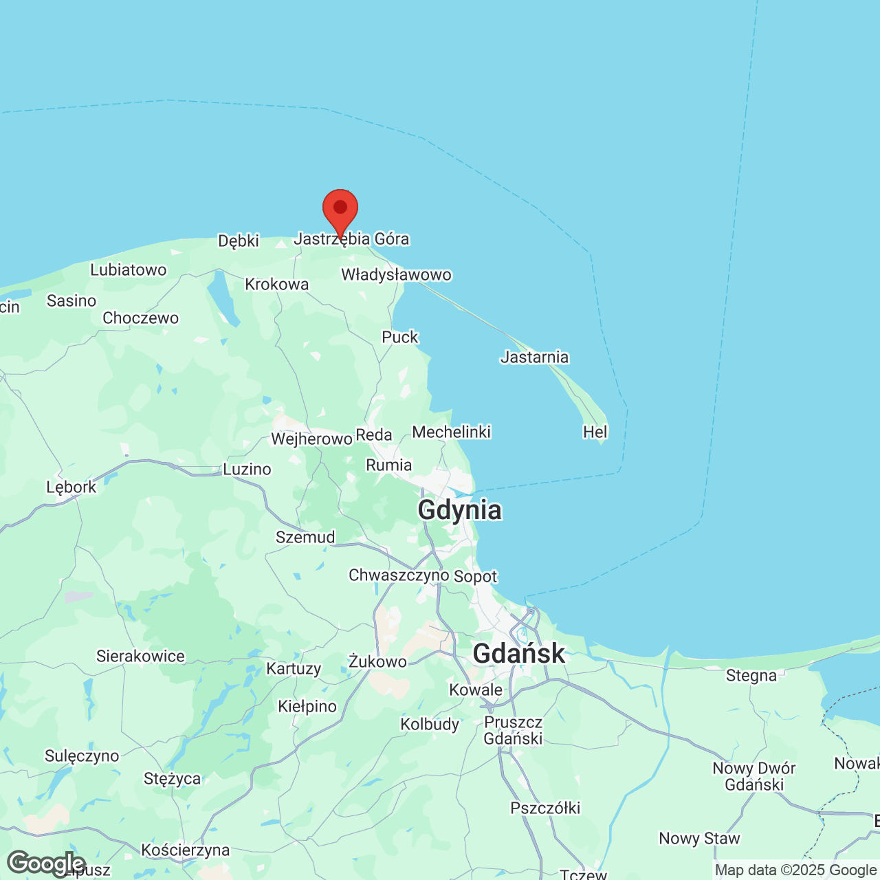 Mapa lokaliacji Apartamenty Bałtyk