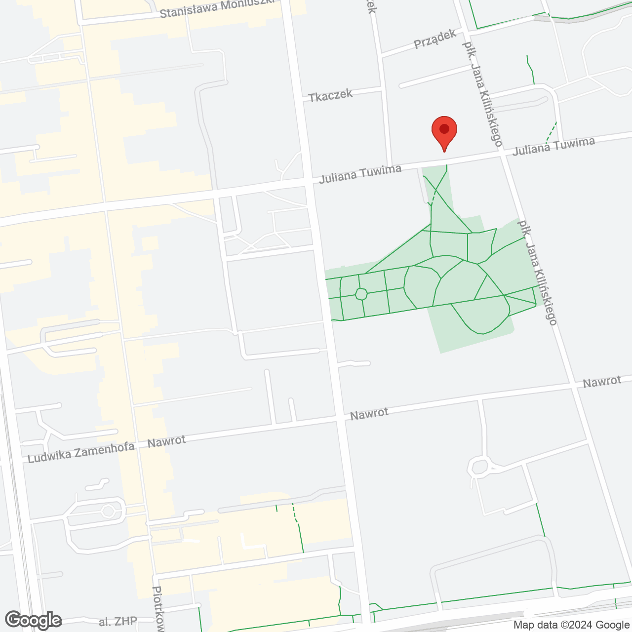 Mapa lokaliacji Green West 2