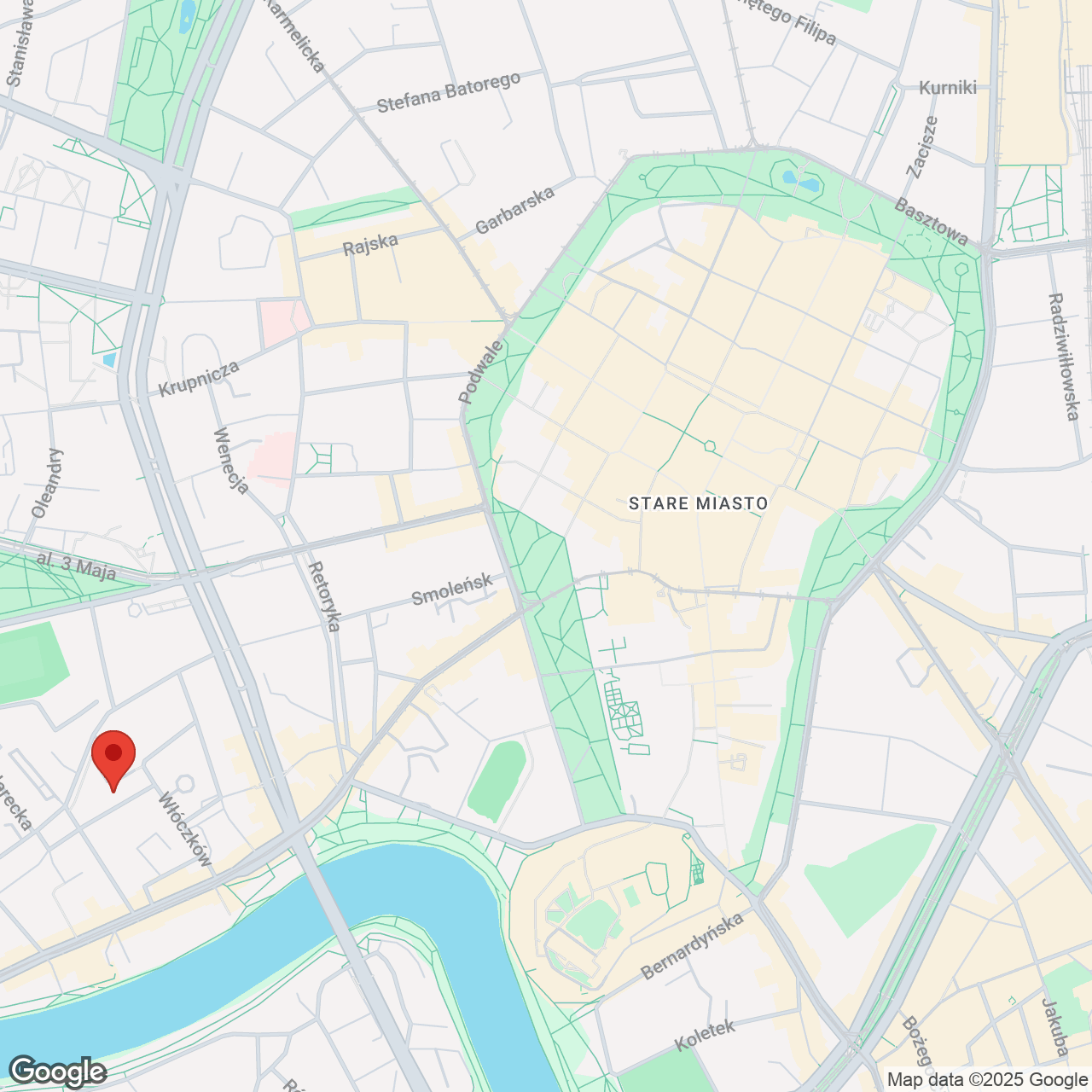 Mapa lokaliacji Osiedle po Przecinku