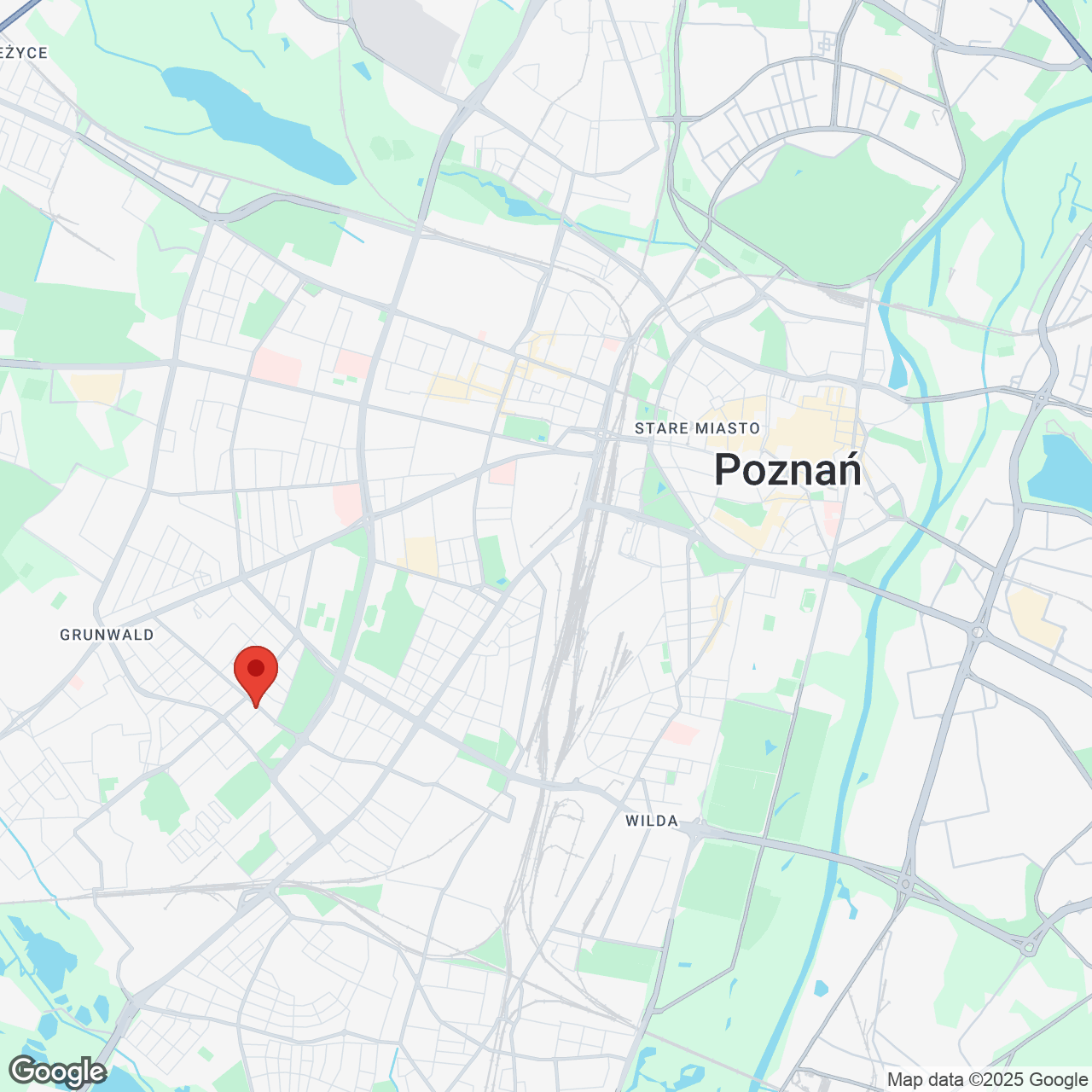 Mapa lokaliacji Apartamenty Górczyńska