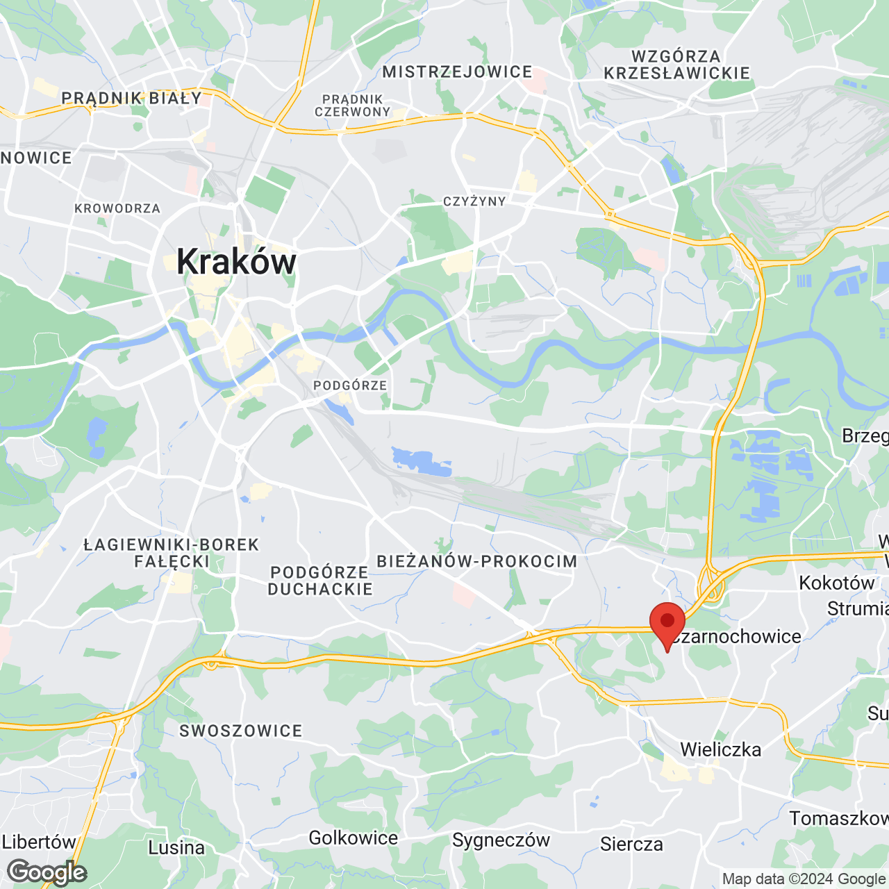 Mapa lokaliacji Na Sadowej