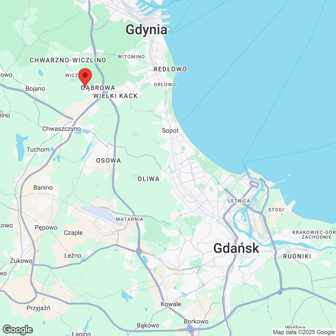 Mapa lokaliacji Kowalove