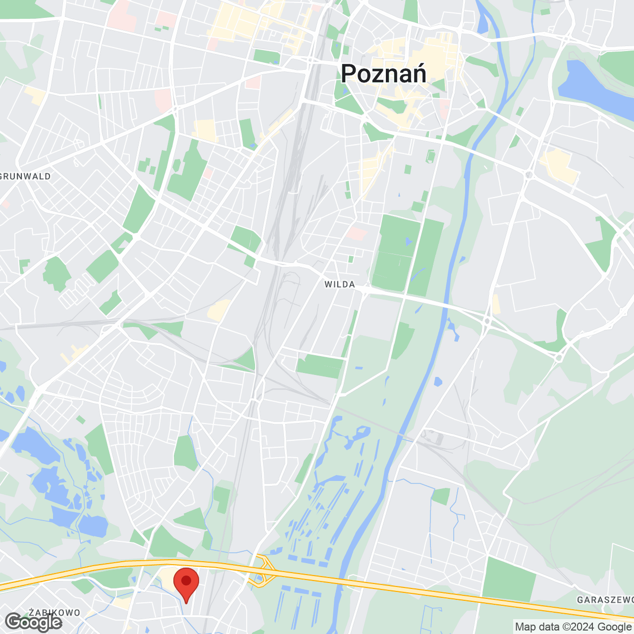 Mapa lokaliacji Poznań ul. 5 Stycznia