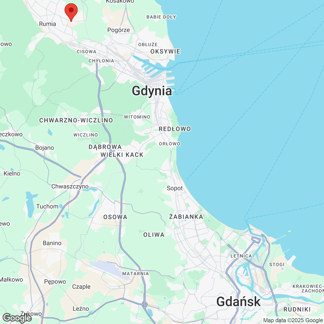 Mapa lokaliacji Osiedle przy Błoniach