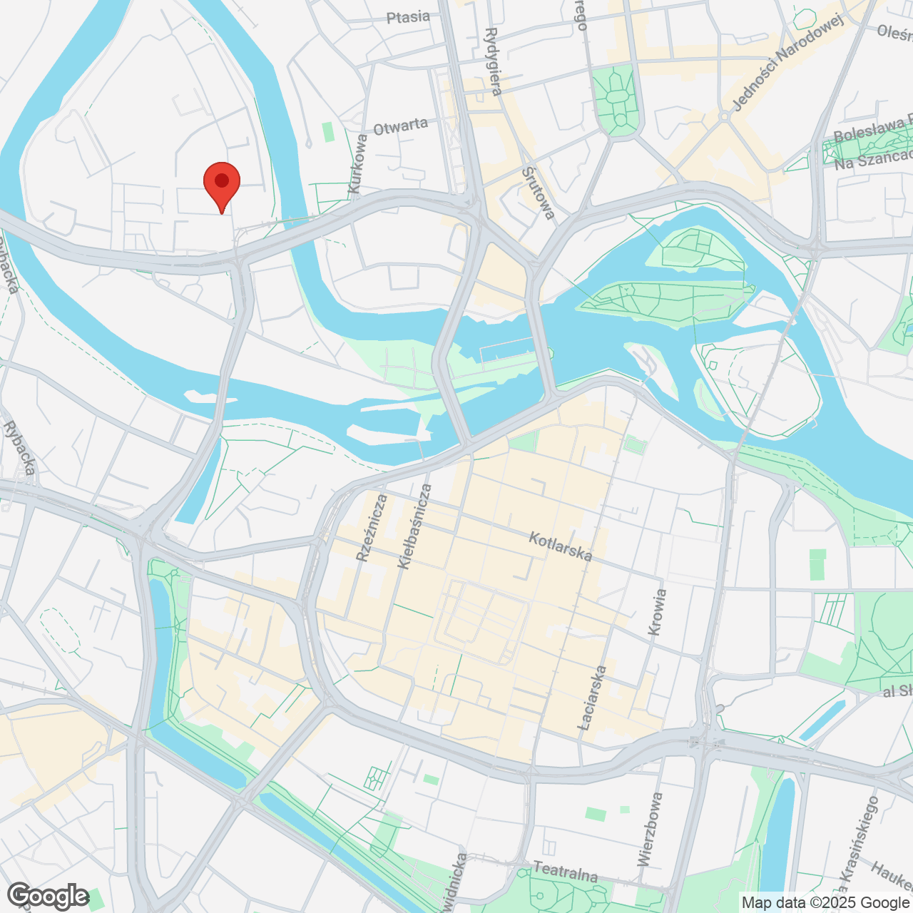 Mapa lokaliacji Apartamenty Central Park